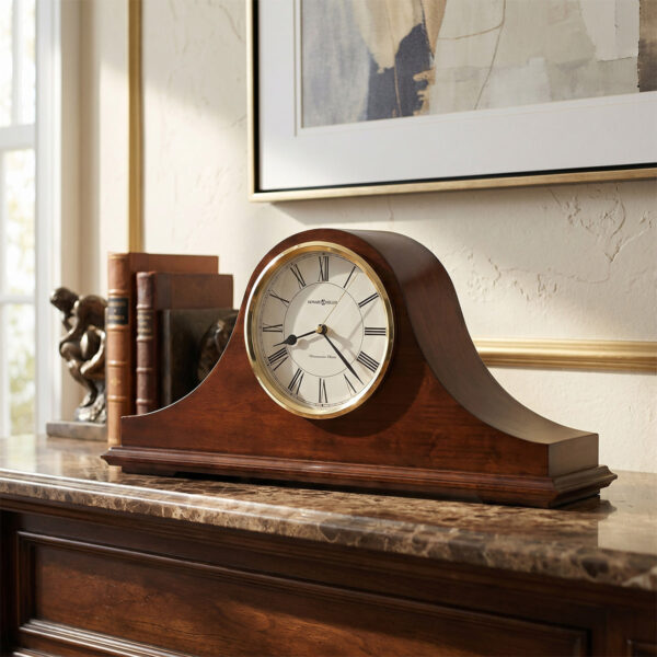Cherry Wood Mantel Clock