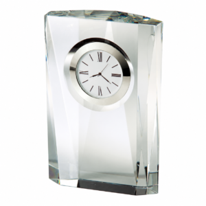 Faceted Crystal Table Clock — view 2